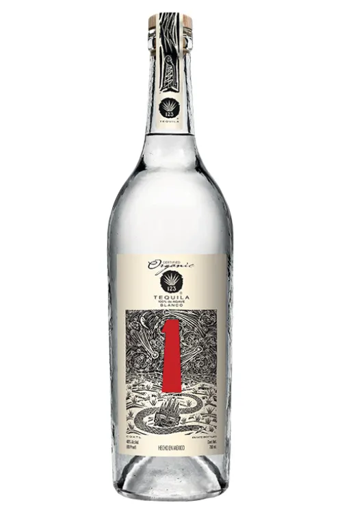 123 Organic Uno Blanco Tequila - 750 ML | Tequila