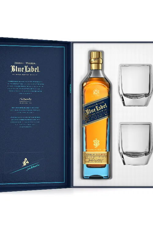 Johnnie Walker Blue 750ml 専用ボックス付き4本セット Johnnie Walker Blue Gift Set - 750 ML | Whiskey