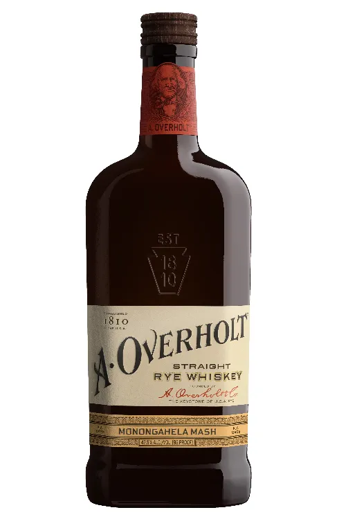 A Overholt Monongahela Mash Straight Rye Whiskey