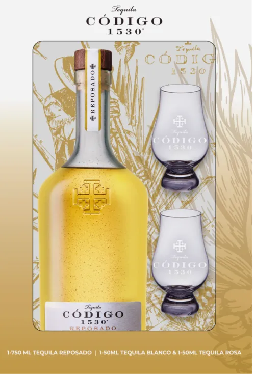 Codigo 1530 Reposado With Two Tasting Glasses