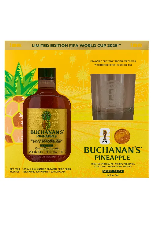 BUCHANAN'S PINEAPPE FIFA GIFT SET