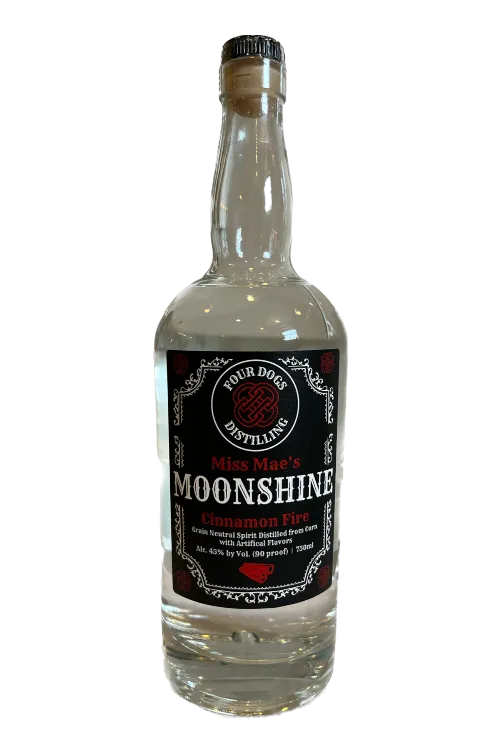 Four Dogs Distilling Cinnamon Fire Moonshine