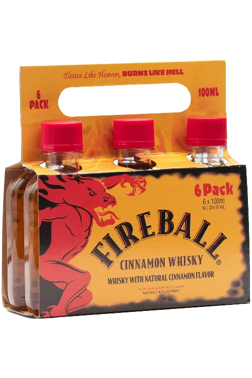 Fireball 100ml 6 Pack Carrier