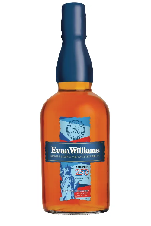 EVAN WILLIAMS SINGLE BARL 250TH COMMEMORATIVE ED. - 750 ML | Whiskey
