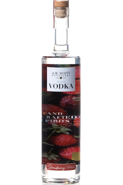 A.m. Scott Distillery Strawberry Vodka