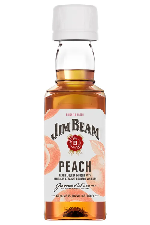 Jim Beam Peach Bourbon Whiskey - 750 ML | Whiskey