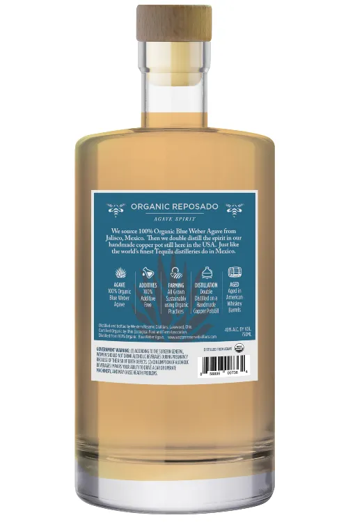 Western Reserve Organic Reposado - 750 ML | Tequila