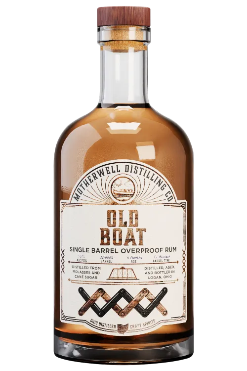 MOTHERWELL DISTILLING CO. OLD BOAT RUM