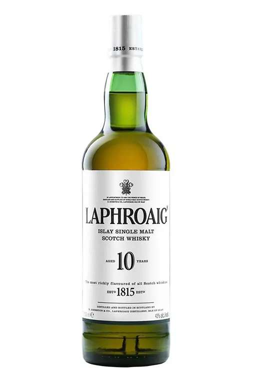 Laphroaig 10 Year Old Single Malt Islay Scotch Whi - 750 ML | Whiskey