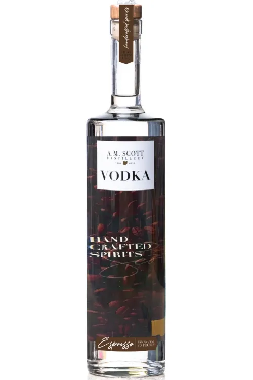 A.m. Scott Distillery Espresso Vodka