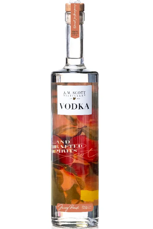 A.m. Scott Distillery Peach Vodka