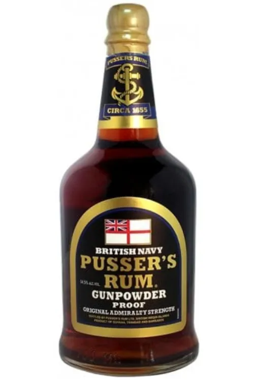 Pussers British Navy Gunpowder Rum